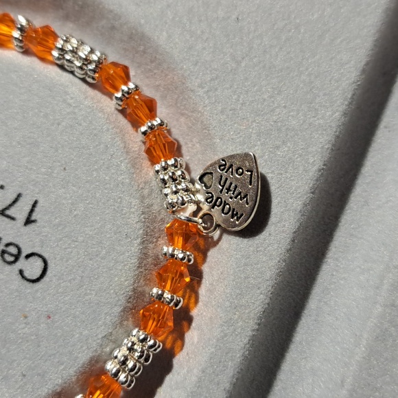 Handmade Bracelet Crystal glass beads - Picture 4 of 6